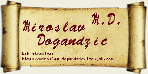 Miroslav Dogandžić vizit kartica
